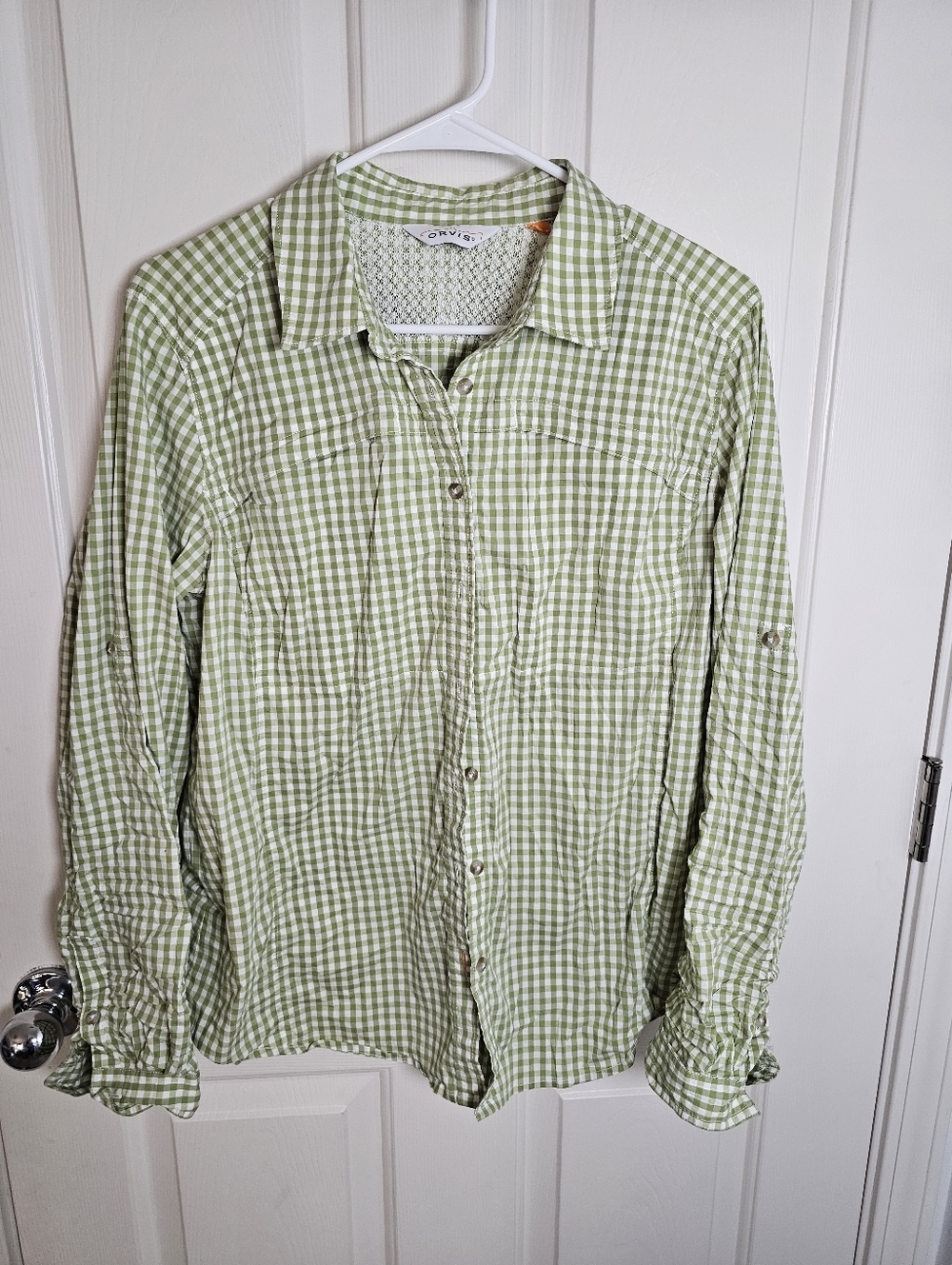 Orvis Women's Open Air/Tradit Plaid Long-Sleeve Shirt Spring Color Bundle Size L - Picture 7 of 12
